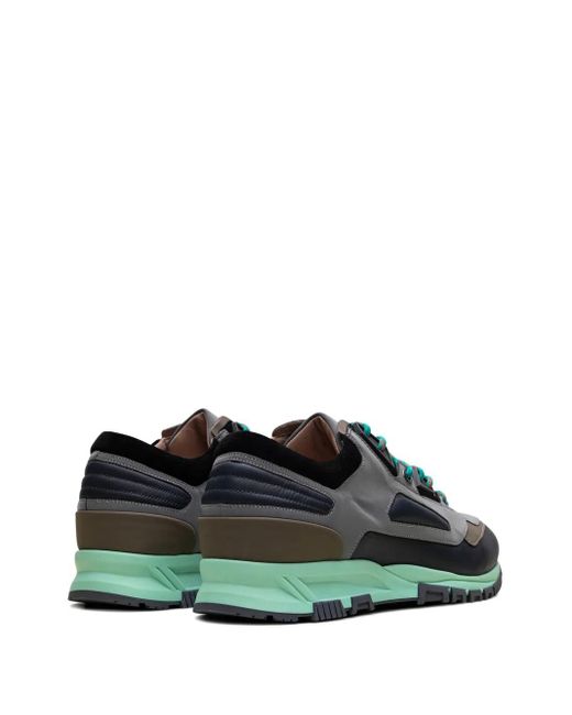 Lanvin Black Reflective Running Sneakers for men