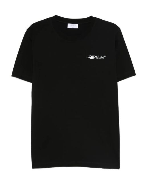 メンズ Off-White c/o Virgil Abloh ロゴ Tシャツ Black