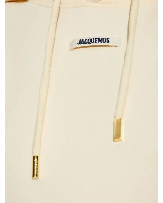 Sudadera Con Capucha Y Parche Del Logo Jacquemus de color Natural
