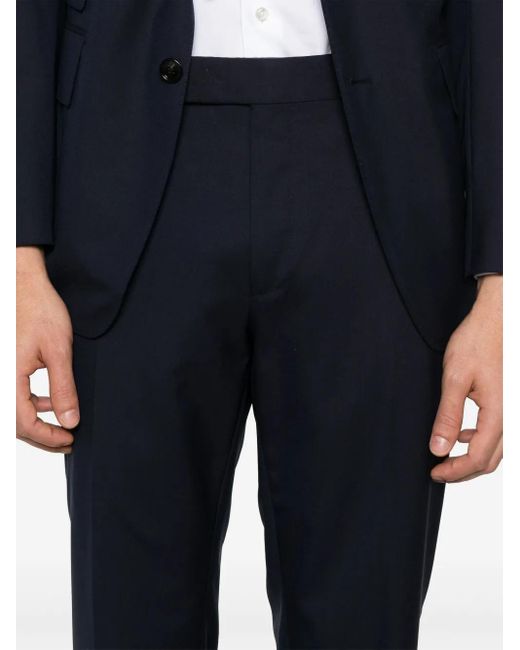 Tom Ford Blue Single-Breasted Wool Suit For for men