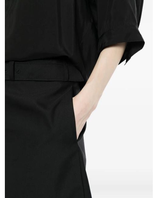 JNBY Black Belted Shirt Dress