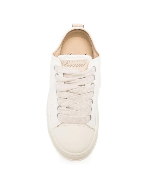 Baskets À Patch Logo Represent pour homme en coloris White