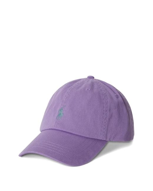 Polo Ralph Lauren Purple Casquette En Coton À Logo Pony Brodé for men