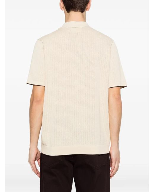 NN07 Natural Nalo Buttoned Polo Shirt for men
