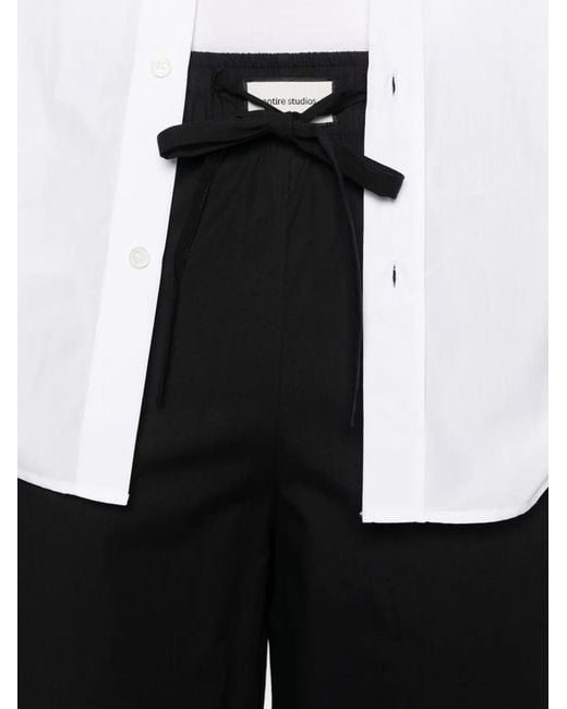 Entire studios Black Drawstring Trousers