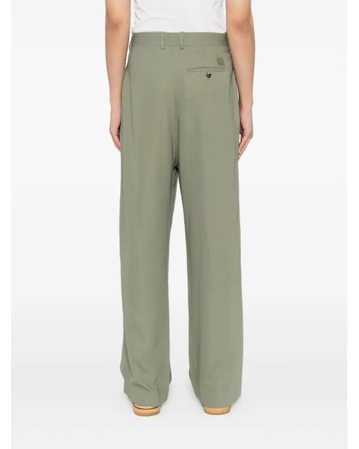 メンズ Loewe ロゴ パンツ Green