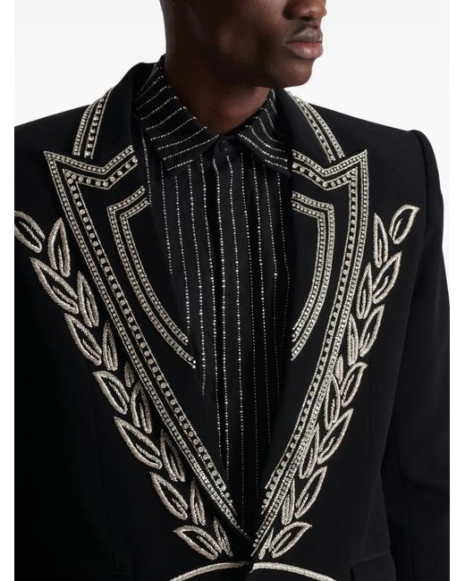 Balmain Denim Jack in het Black voor heren