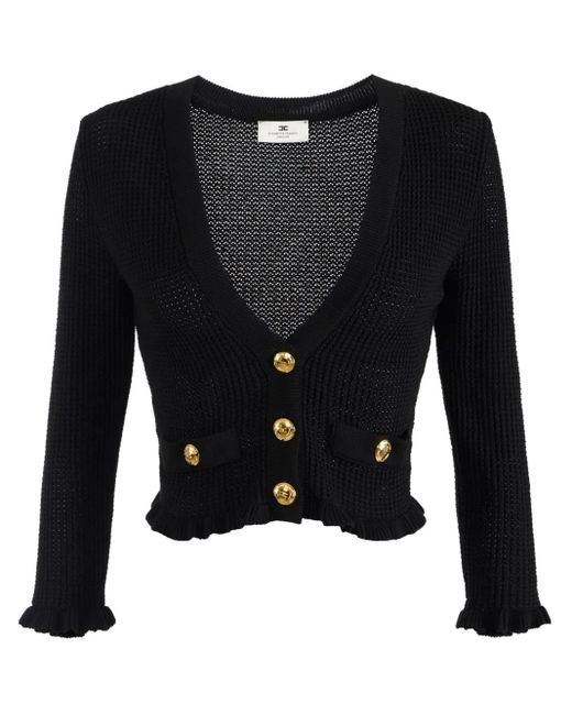 Elisabetta Franchi Black Viscose Sweater