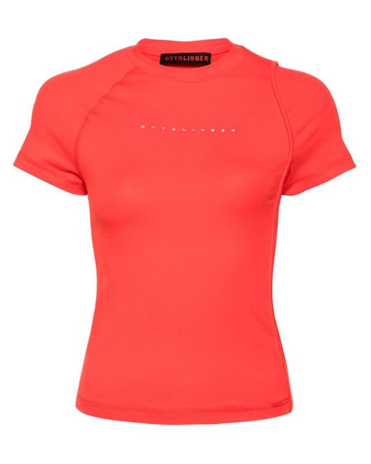 OTTOLINGER Red T-Shirt im Layering-Look mit Logo-Print