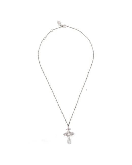 Vivienne Westwood White Olympia Necklace
