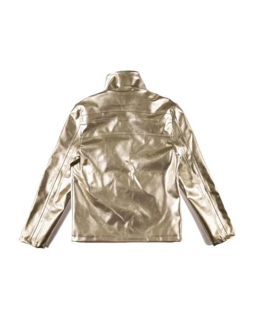 GmbH Natural Metallic Zip-Up Jacket for men
