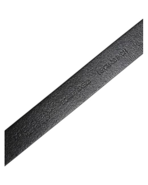 Dolce & Gabbana Black Buckle-Fastening Leather Belt for men