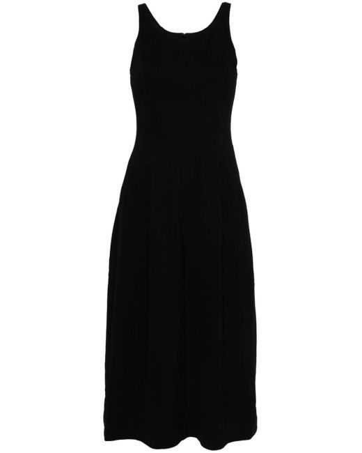 Auralee Black Hard Twist Kleid mit Nahtdetail
