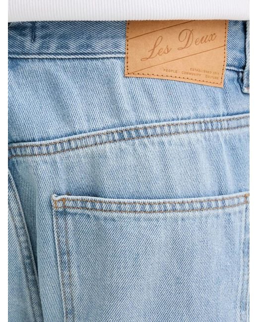 Les Deux Blue Two Ryder Straight-Leg Jeans for men