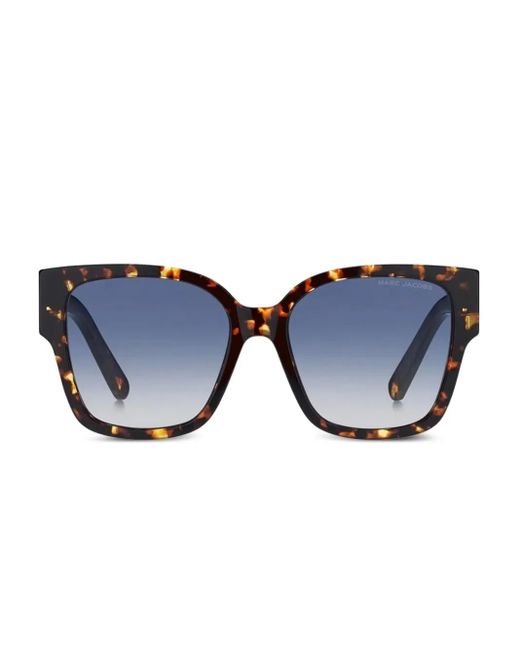 Marc Jacobs Blue Tortoiseshell-Pattern Sunglasses