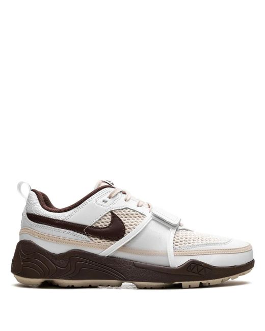 Nike White X Travis Scott Zoom Field Jaxx Sneakers for men