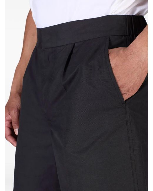CIARAN Black Pleated Shorts