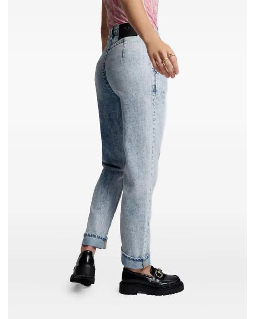 One Teaspoon Blue Button-Fastening Jeans