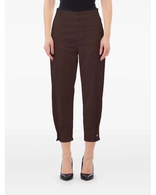 Liu Jo Red Button Balloon Trousers