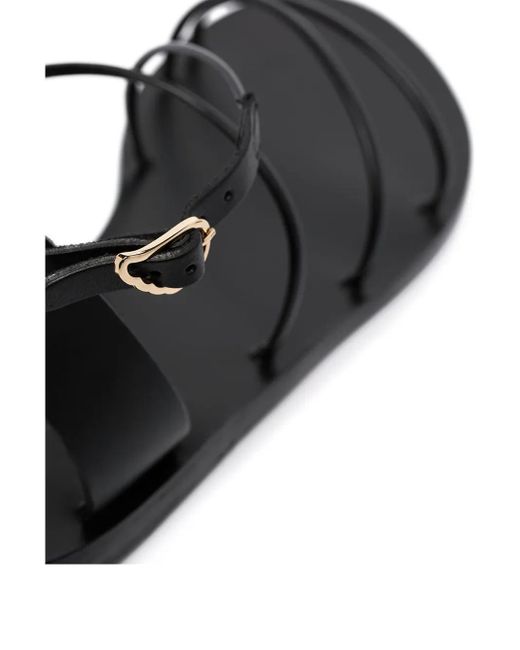 Ancient Greek Sandals Black Melovia Strappy Sandals