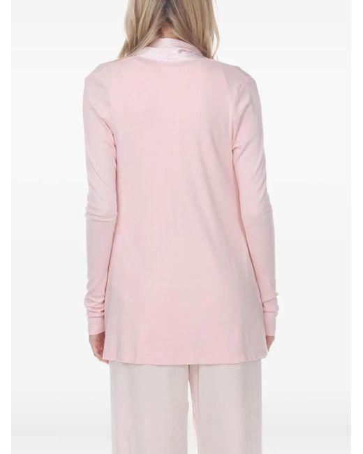 PJ Harlow Dreamwear Pink Amelia Satin-Trimmed Robe