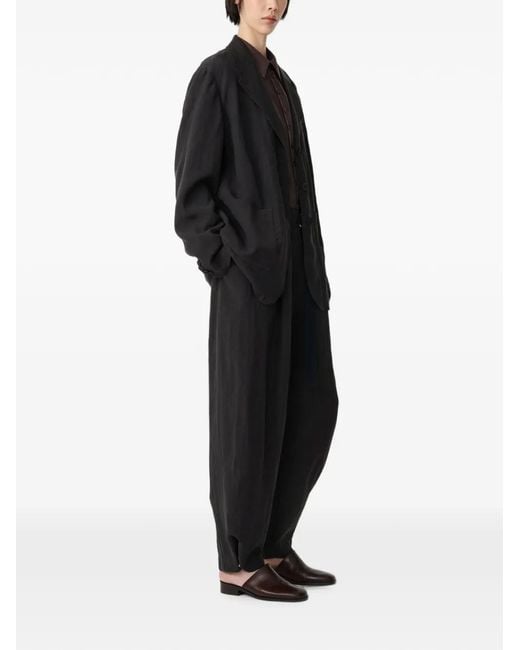Studio Nicholson Black Elkin Notch-Lapel Jacket