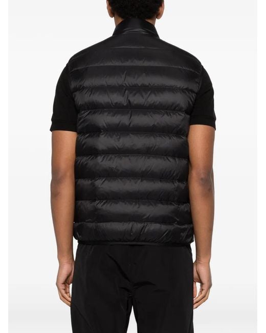 Moncler Black Deneb Polyamide Down Vest for men