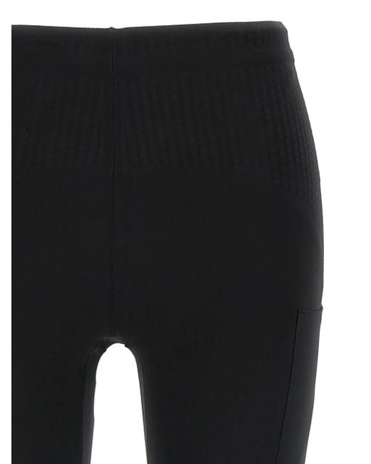 Y-3 Black Leggings mit Logo