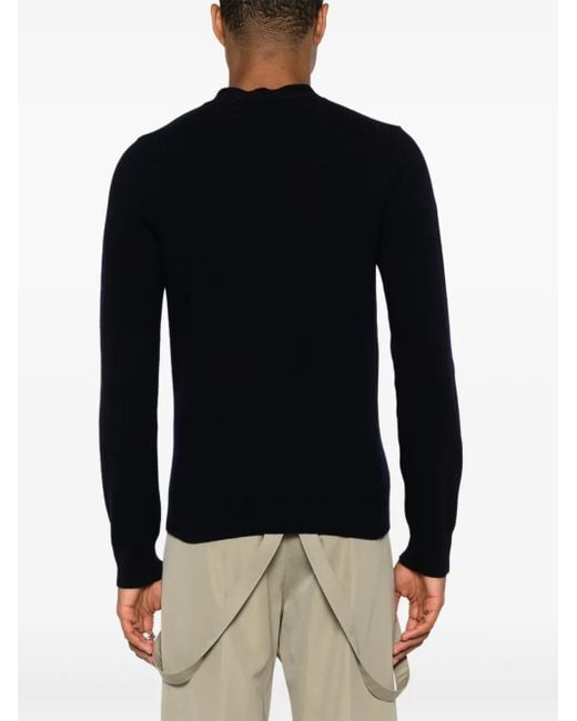 COMME DES GARÇONS PLAY Black Heart-Patch Wool Cardigan