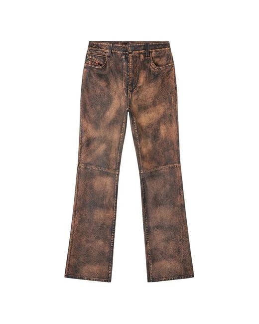 DIESEL Brown L-Ysa Trousers