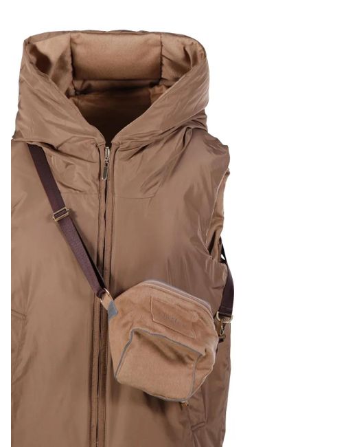 Max Mara Brown Down Vest