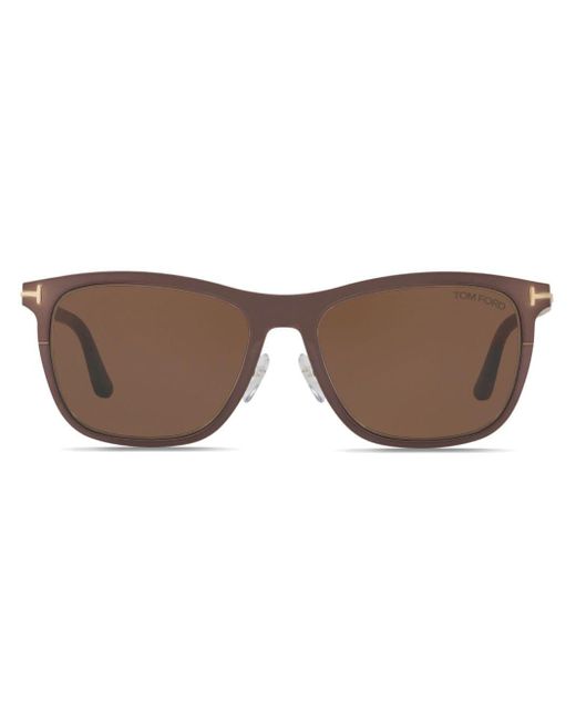 Tom Ford Brown Alasdhair Square-frame Sunglasses for men