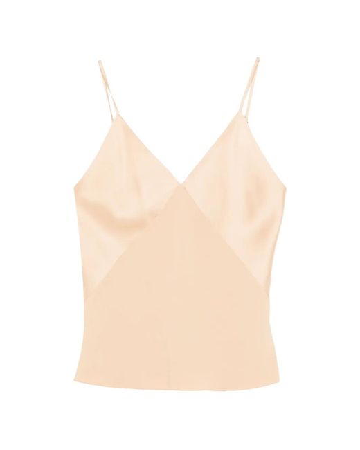 Forte_forte Natural V-Neck Top