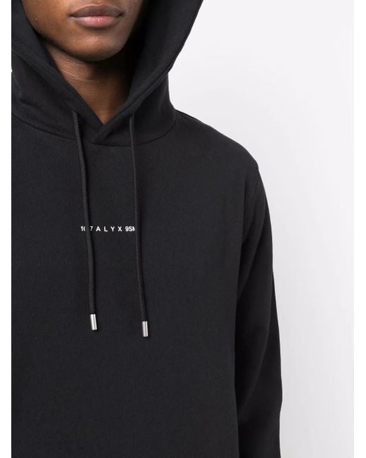 1017 ALYX 9SM Black Sweatshirt With Logo