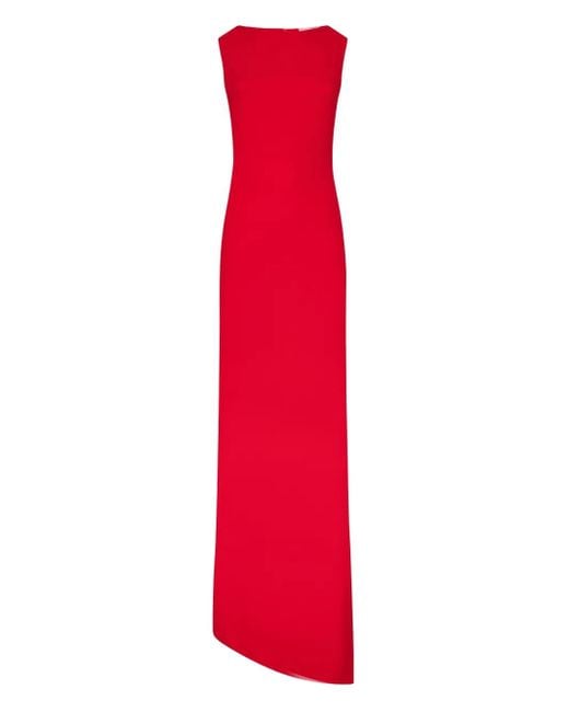 Robe Longue À Design Asymétrique Monot en coloris Red
