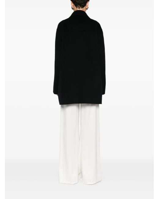 Iris Von Arnim Black Doppelreihiger Mantel
