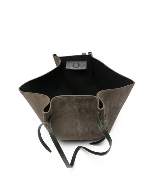 Bolso shopper de ante Yuzefi de color Brown