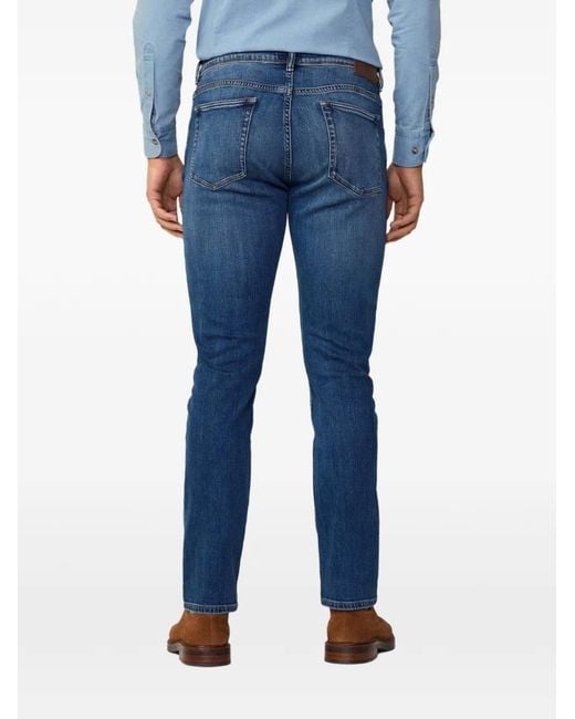Hackett Blue Straight-Leg Jeans for men