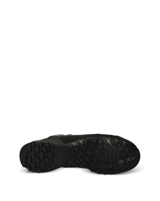 Salewa Black Criss-Cross Lace-Up Performance Footwear for men