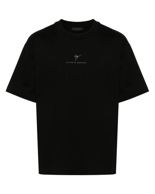 Giuseppe Zanotti Black Lr-62 T-Shirt for men