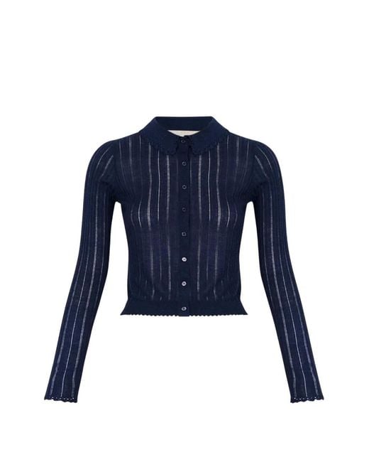 Ulla Johnson Blue Lottie Cardigan