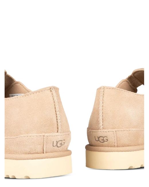 Ugg Natural Goldenstar Suede Ballet Flat