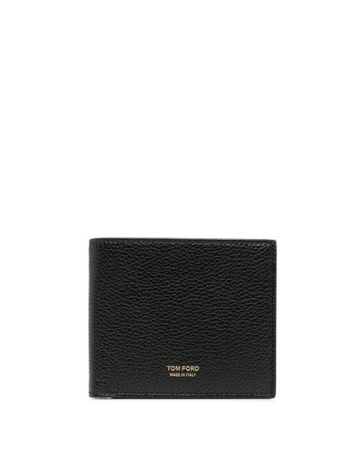 Tom Ford Black Mini Leather Wallet for men