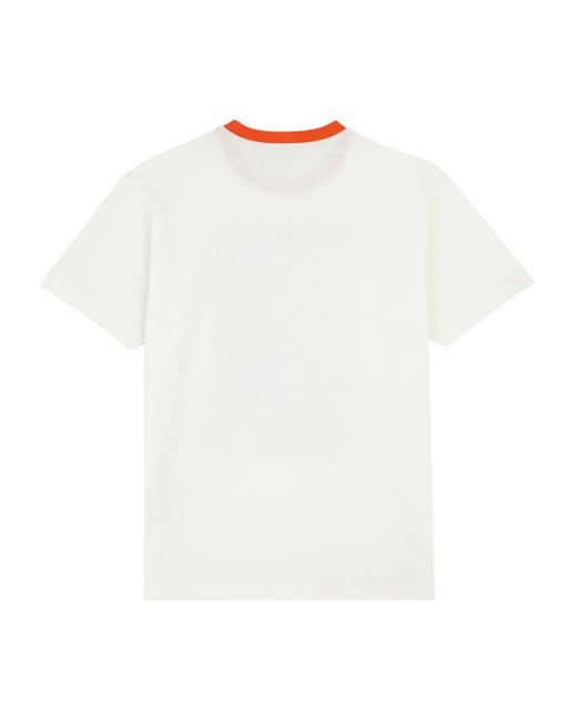 Vilebrequin White Graphic-Print Cotton T-Shirt for men