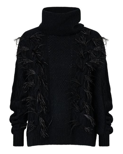 Camilla タートルネック セーター Black