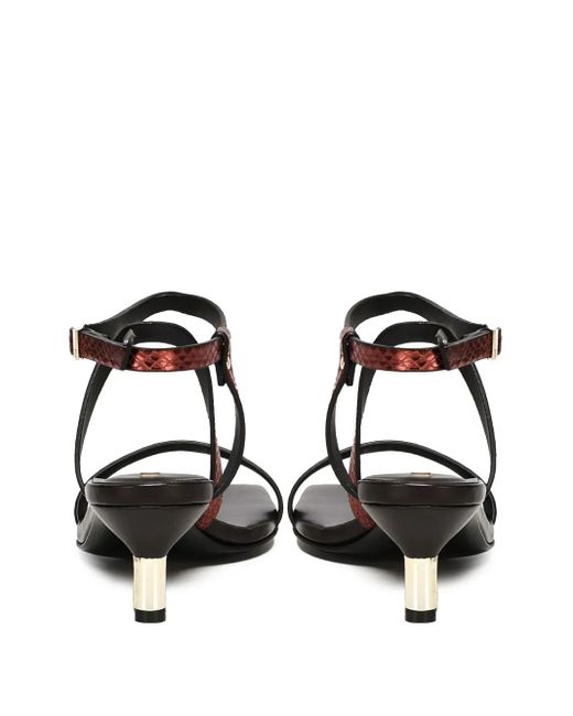 サンダル・ミュール GIULIANO GALIANO Women Sandals LINA70NAPPAGLAMOURKISS Red Giuliano Galiano Tequila Sandals in Red | Lyst