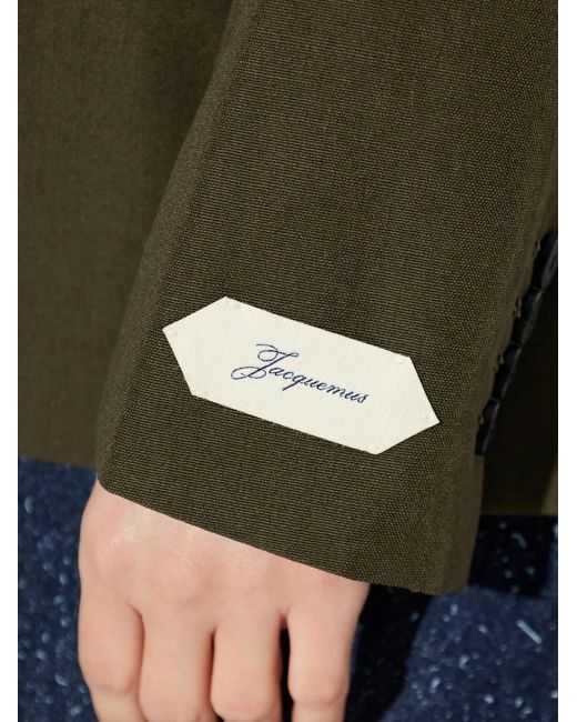 Jacquemus Green Virgin Wool Jacket