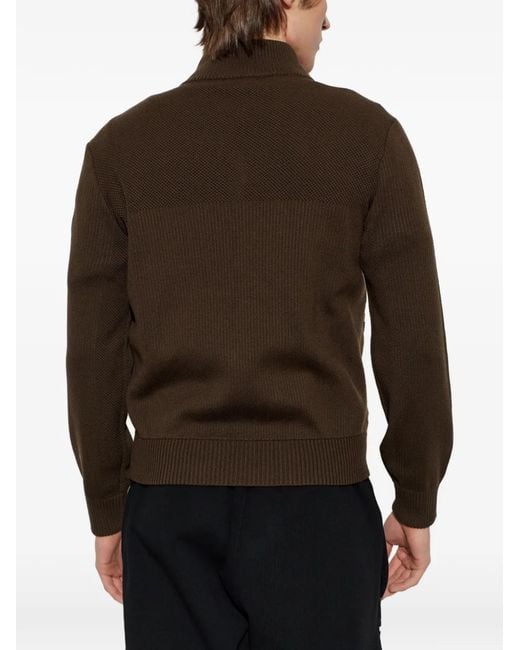 Canada Goose Brown Zip-Up Padded Jacket for men