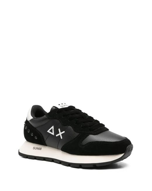 Sun 68 Black Ally Studs Sneakers