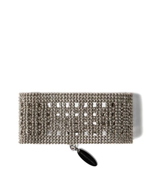 Bracciale Con Borchie di Brunello Cucinelli in Gray